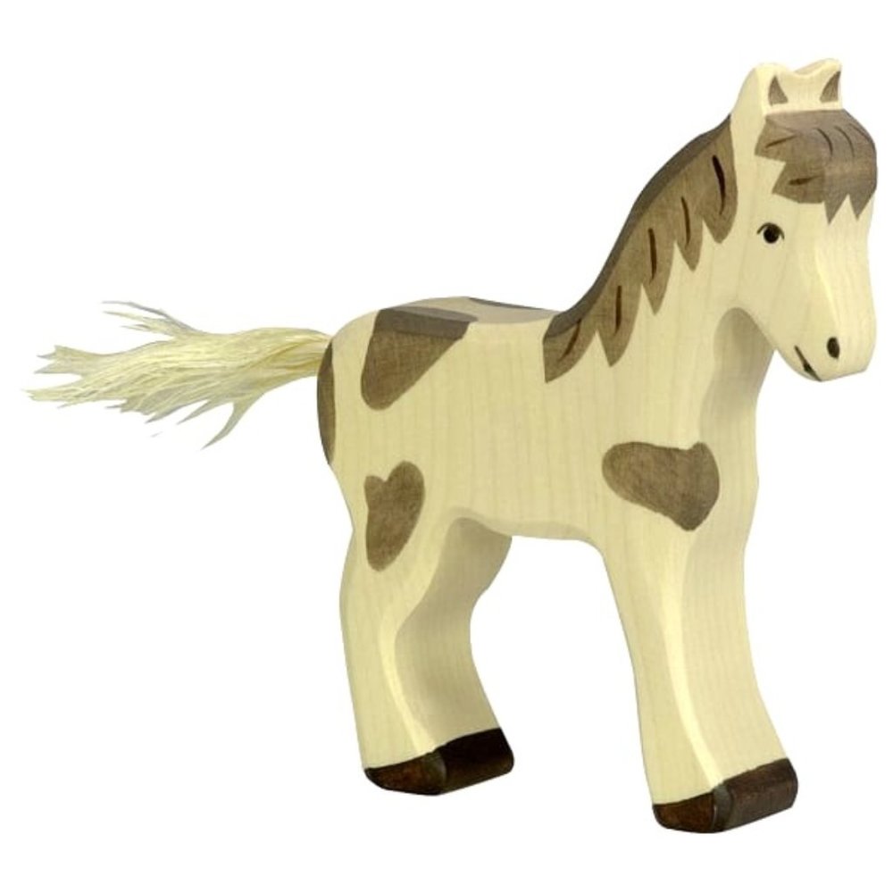NWT Holztiger Wooden Toys Dappled Foal